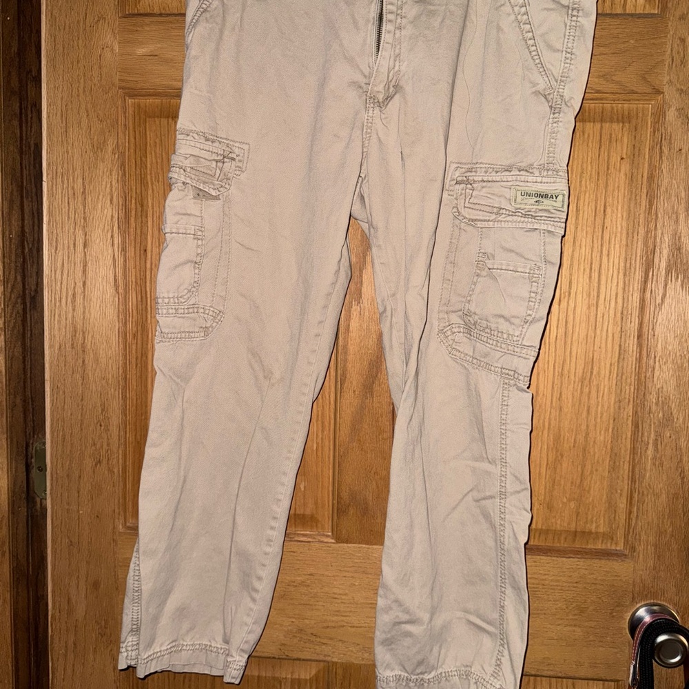 Men's Tan Cargo Pants 38 x 30 unionbay